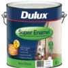 Dulux Super Enamel Vivid White 4L 2 Dulux Super Enamel Vivid White 4L -Wall Decoration Store 1518034 1 5