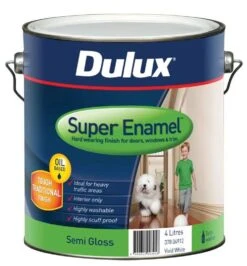 Dulux Super Enamel Vivid White 4L