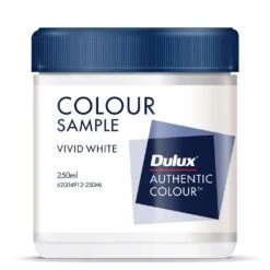 Dulux Sample Pot Vivid White 250ml