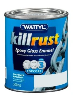 Wattyl Killrust Epoxy Gloss Enamel Ocean 500mL
