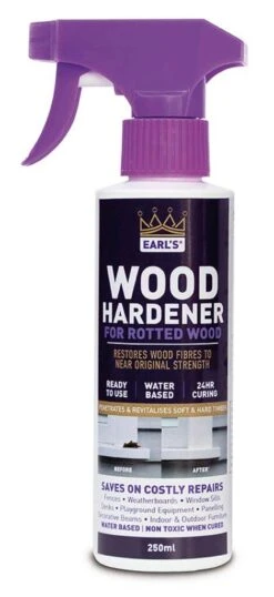Earl's Wood Hardener 250mL