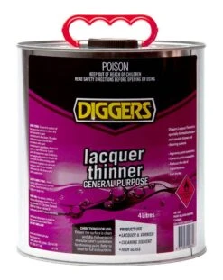 Diggers Lacquer Thinner General Purpose 4L