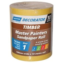 Norton Decorator Sanding Solution For Timber - 100mm X 10m Roll