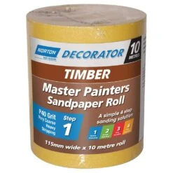 Norton Decorator Sanding Solution For Timber - 115mm X 10m Roll