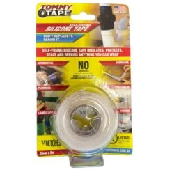 Tommy Tape Silicone White 25mm X 3m