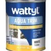 Wattyl Aqua Trim Satin White 1L -Wall Decoration Store 2484947 0 7