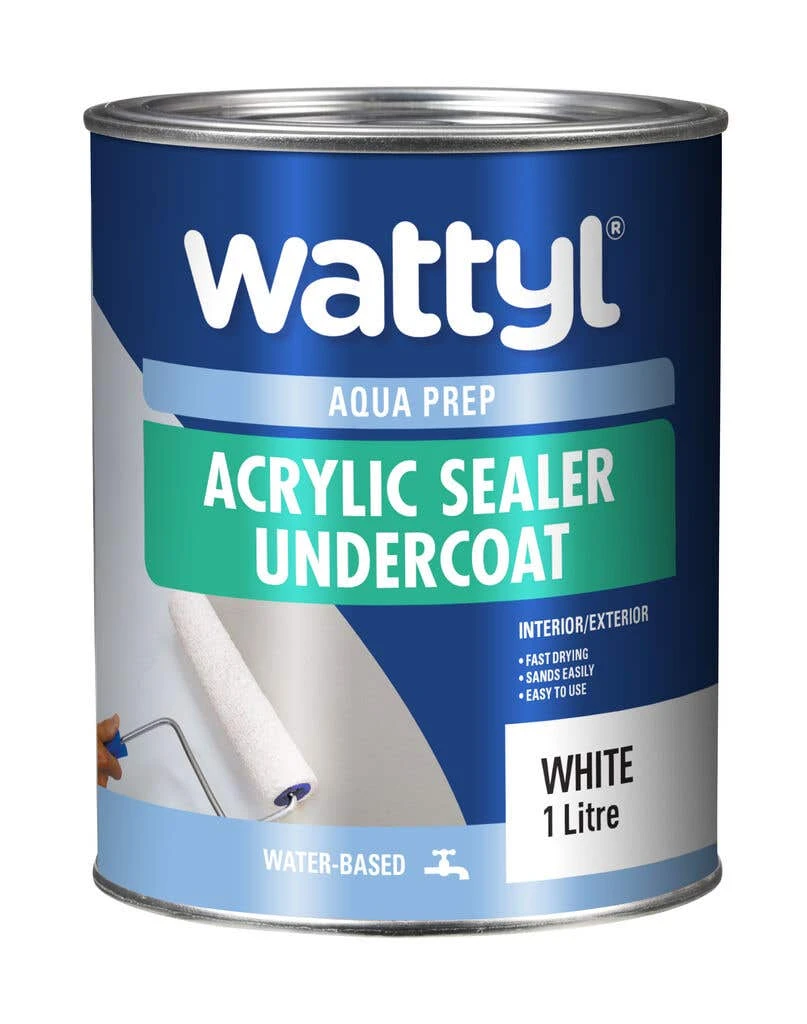 Wattyl Aqua Prep Acrylic Sealer Undercoat 1L 3 Wattyl Aqua Prep Acrylic Sealer Undercoat 1L