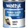 Wattyl Aqua Prep Primer Sealer Undercoat White 500ml -Wall Decoration Store 2485332 0 5