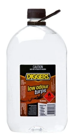 Diggers Low Odour Mineral Turpentine 4L