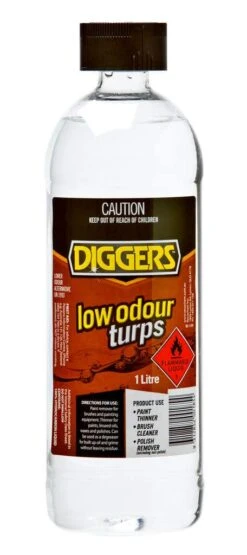 Diggers Low Odour Mineral Turpentine 1L