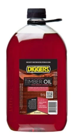 Diggers Linseed Oil Pale Boiled 4L