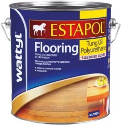 Wattyl Estapol Flooring Tung Oil Polyurethane 4L