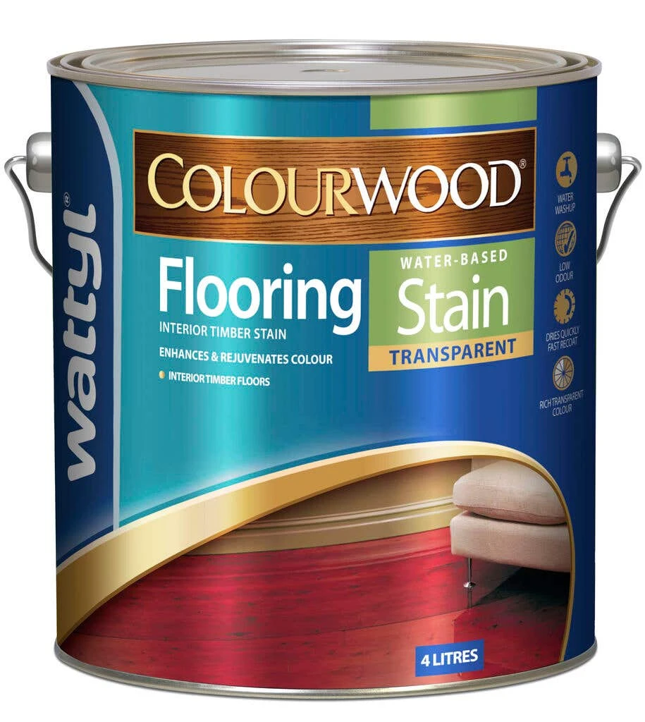 Wattyl Colourwood WB Flooring Stain Liming White 4L 3 Wattyl Colourwood WB Flooring Stain Liming White 4L