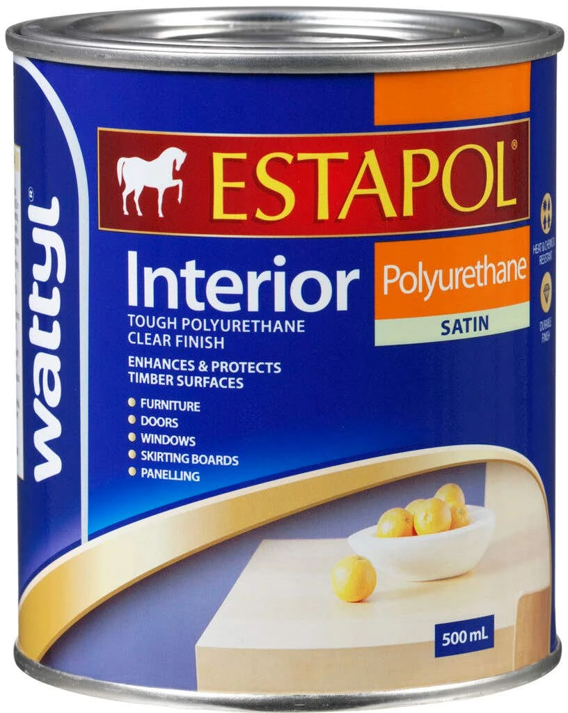 Wattyl Estapol Interior Polyurethane Satin 500ml 3 Wattyl Estapol Interior Polyurethane Satin 500ml