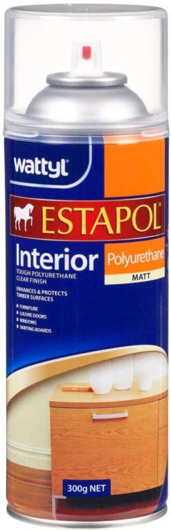 Wattyl Estapol Interior Polyurethane Matt Aerosol 300g
