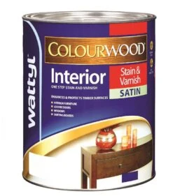 Wattyl Colourwood Stain & Varnish Satin Wenge 500mL