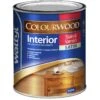 Wattyl Colourwood Stain & Varnish Satin New Golden Oak 1L -Wall Decoration Store 2518900 0