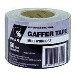 Bear Gaffer Tape Silver 50mm X 10m