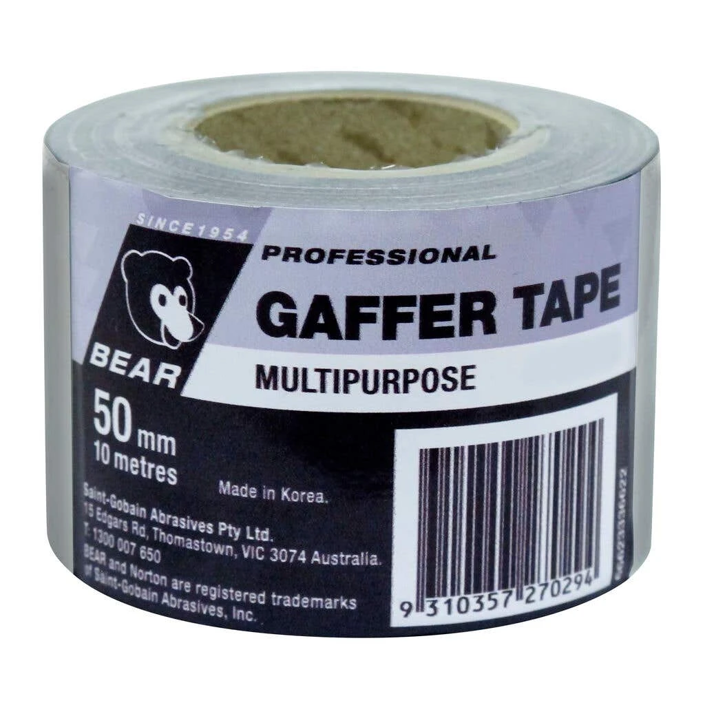 Bear Gaffer Tape Silver 50mm X 10m 3 Bear Gaffer Tape Silver 50mm X 10m