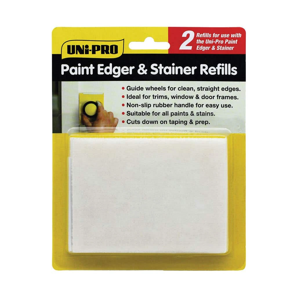Uni-Pro Paint Edger & Stainer Refill - 2 Pack 3 Uni-Pro Paint Edger & Stainer Refill - 2 Pack