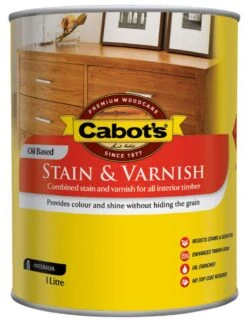 Cabot's Stain & Varnish Oil Based Satin Maple 1L