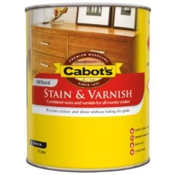 Cabot's Stain & Varnish Oil Based Satin Cedar 1L