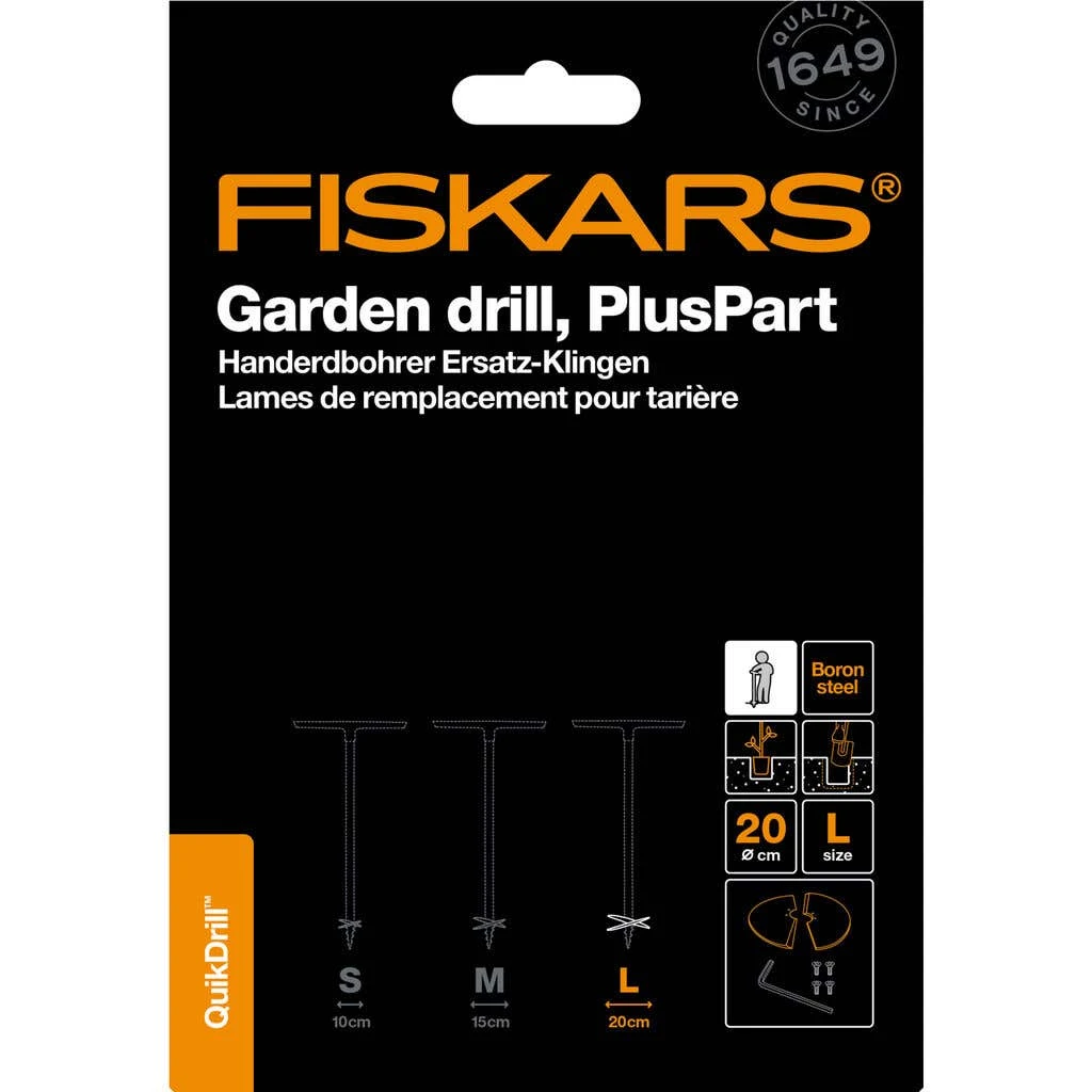 Fiskars Quickdrill Blades 200mm 4 Fiskars Quickdrill Blades 200mm - Image 2