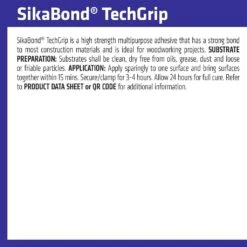 Sika Adhesive Sikabond Techgrip 125g -Wall Decoration Store 4415048 5 3