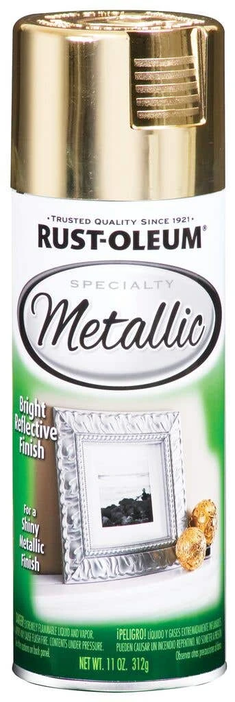 Rust-Oleum Spray Paint Metallic Gold 312g 3 Rust-Oleum Spray Paint Metallic Gold 312g