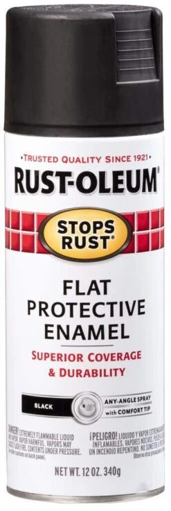 Rust-Oleum Stops Rust Flat Black 340g