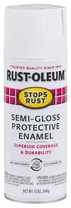 Rust-Oleum Stops Rust Semi Gloss White 340gm
