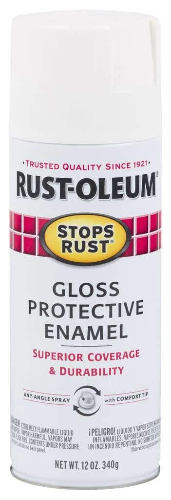 Rust-Oleum Stops Rust Gloss White 340g 3 Rust-Oleum Stops Rust Gloss White 340g