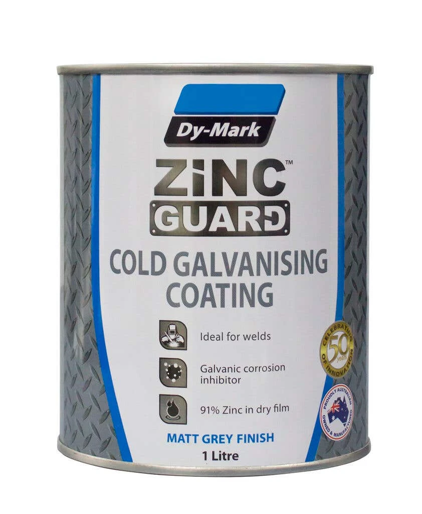 Dy-Mark Zinc Guard Cold Galvanising Coating 1L 3 Dy-Mark Zinc Guard Cold Galvanising Coating 1L
