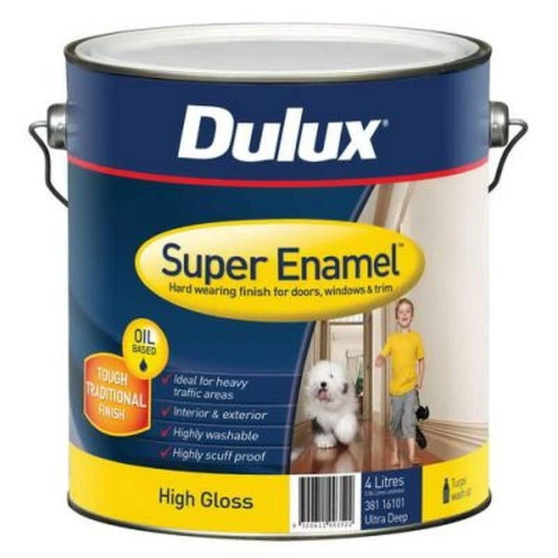 Dulux Super Enamel High Gloss UltraDp 4L 3 Dulux Super Enamel High Gloss UltraDp 4L