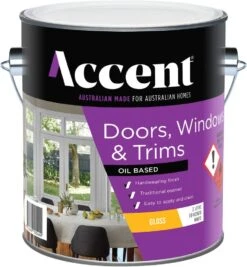 Accent Doors, Windows & Trims Oil Based Gloss White 2L