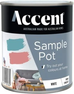Accent Sample Pot White Base 500mL