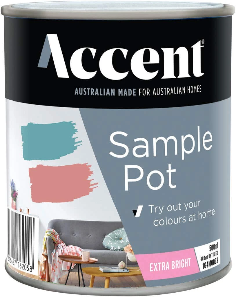 Accent Sample Pot Extra Bright Base 500ml 3 Accent Sample Pot Extra Bright Base 500ml