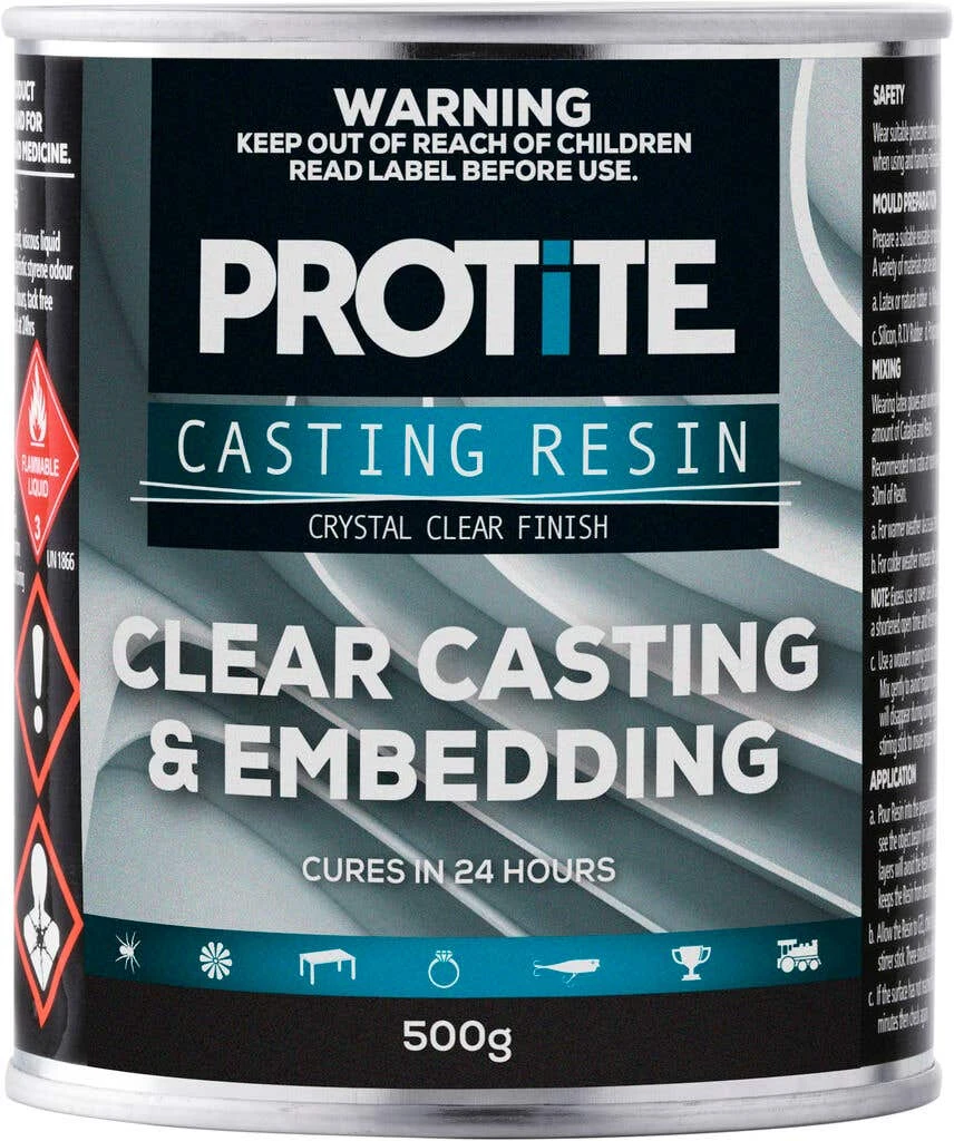 ProTite Resin Casting & Embedding Clear 500g 3 ProTite Resin Casting & Embedding Clear 500g