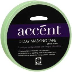 Accent 5 Day Masking Tape 24mm X 50m