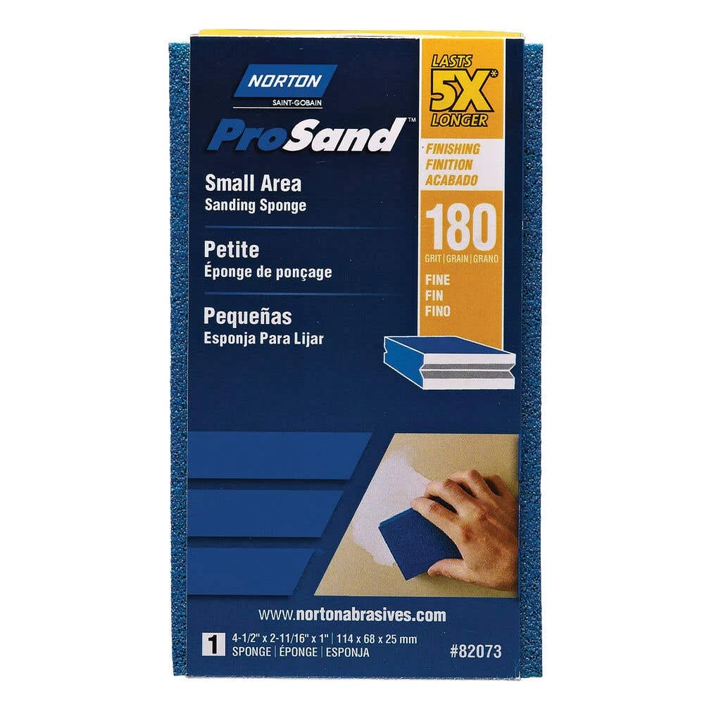 Norton Pro Sand Sanding Sponge 180 Grit 3 Norton Pro Sand Sanding Sponge 180 Grit