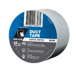 Bear PVC Duct Tape Silver 48mm X 30m