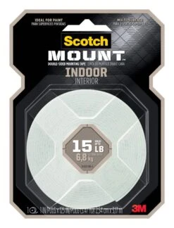Scotch-Mount Indoor Double-Sided Mounting Tape 254mm X 3.18m