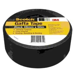 Scotch Gaffa Tape Black 48mm X 50m