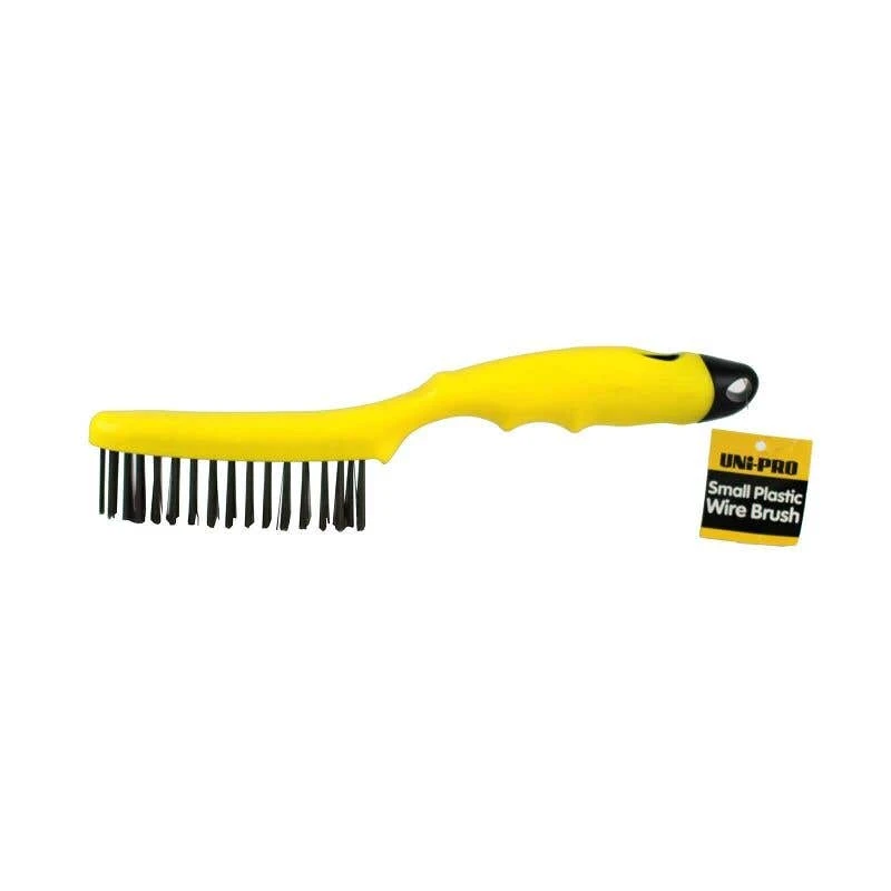 Uni-Pro Wire Brush With Plastic Handle 3 Uni-Pro Wire Brush With Plastic Handle