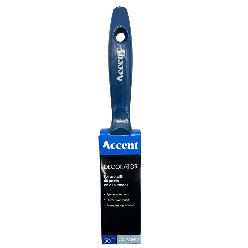 Accent Decorator Paint Brush 38mm 3 Accent Decorator Paint Brush 38mm