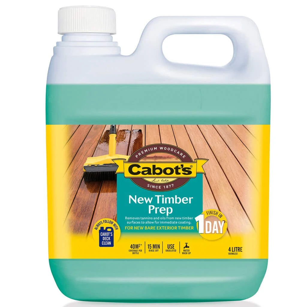 Cabot's New Timber Prep 4L 3 Cabot's New Timber Prep 4L