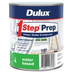 Dulux 1 Step Water Based Primer Sealer Undercoat 500mL