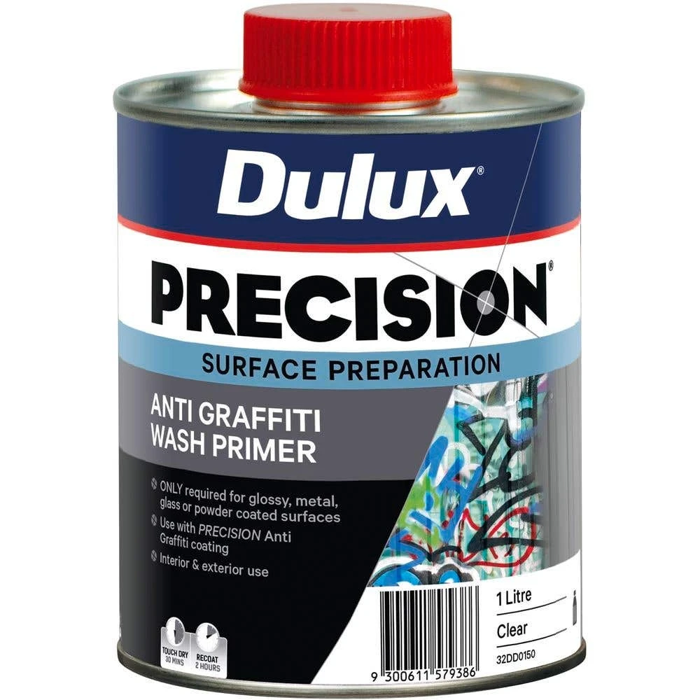 Dulux Precision Anti Graffiti Wash Primer 1L 3 Dulux Precision Anti Graffiti Wash Primer 1L