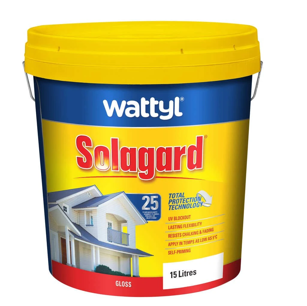 Wattyl Solagard Gloss Tropical White 15L 3 Wattyl Solagard Gloss Tropical White 15L