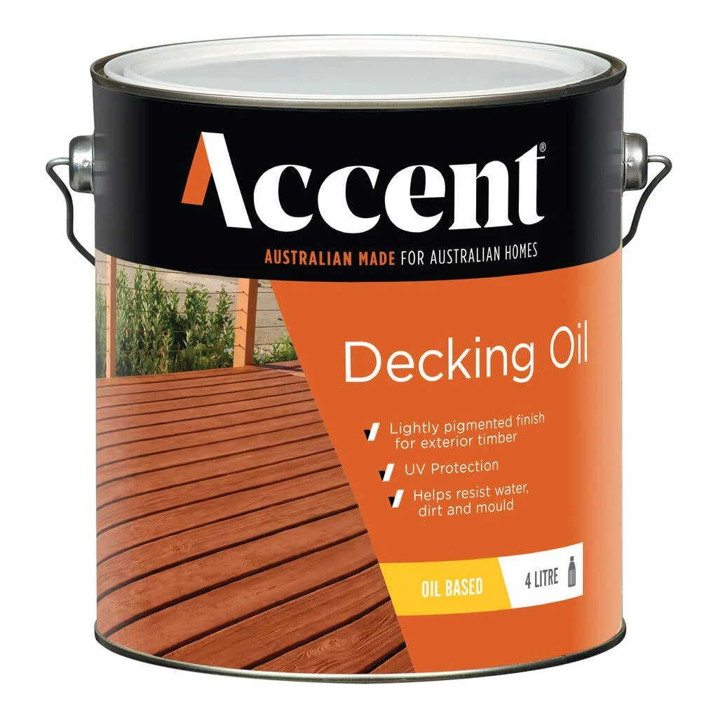 Accent Oil Based Decking Oil 4L 3 Accent Oil Based Decking Oil 4L